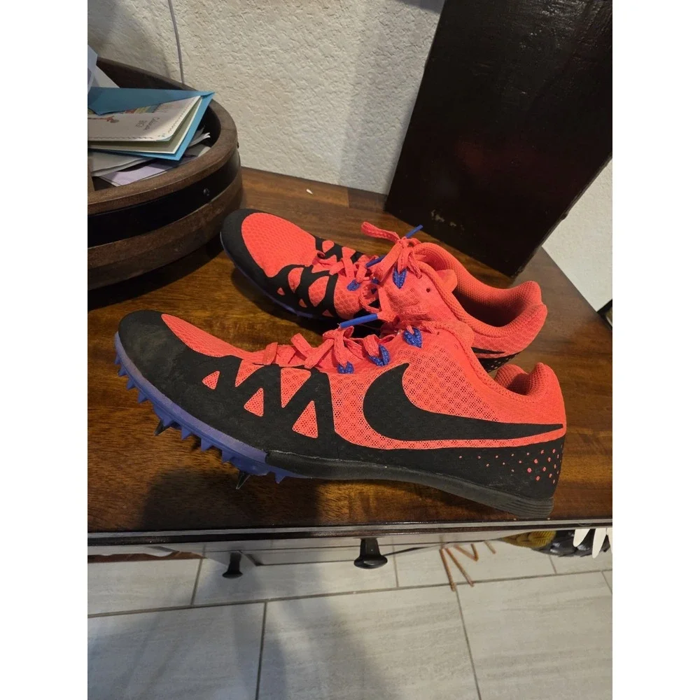 Women's Nike Zoom Rival Size 9 Solar Red, White & Black